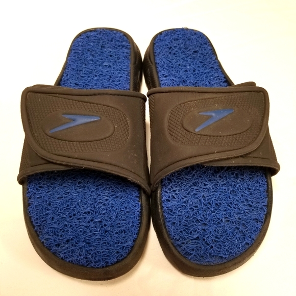 Speedo Mens Slides Size L 10-11 Vintage Pool Beach Slide Sandal Flip Flop - Picture 1 of 10